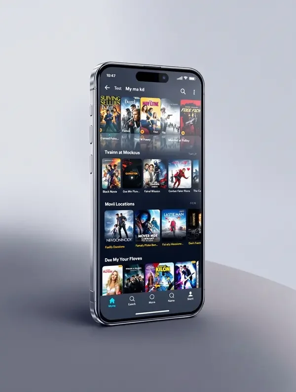 迅雷影院 APP 手机界面展示